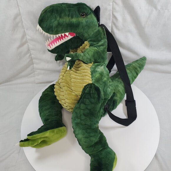 Adventure Planet Travel Buddy T-Rex Tyrannosaurus 14" Plush Backpack NWT